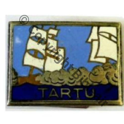 TARTU  CONTRE TORPILLEUR TARTU Coque marron 1932.42 saborde Toulon  AB.P SM Past RENNES Dos lisse irreg Src.propeller520 